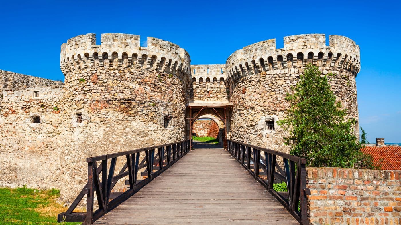 Kalemegdan Fortress in Belgrade City, Serbia
