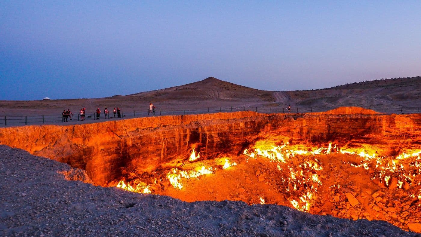 Darvaza gas crater, Turkmenistan