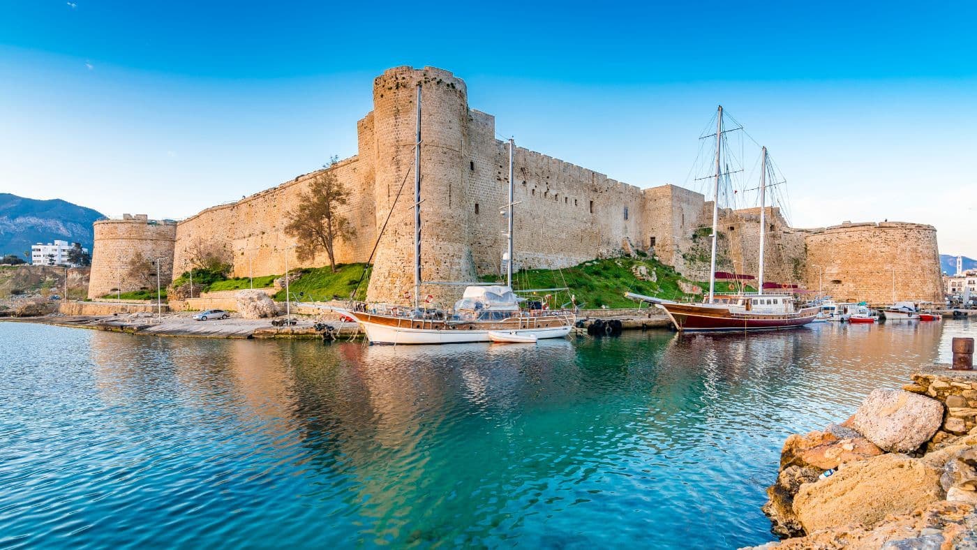 Kyrenia Castle view in Northern Cyprus