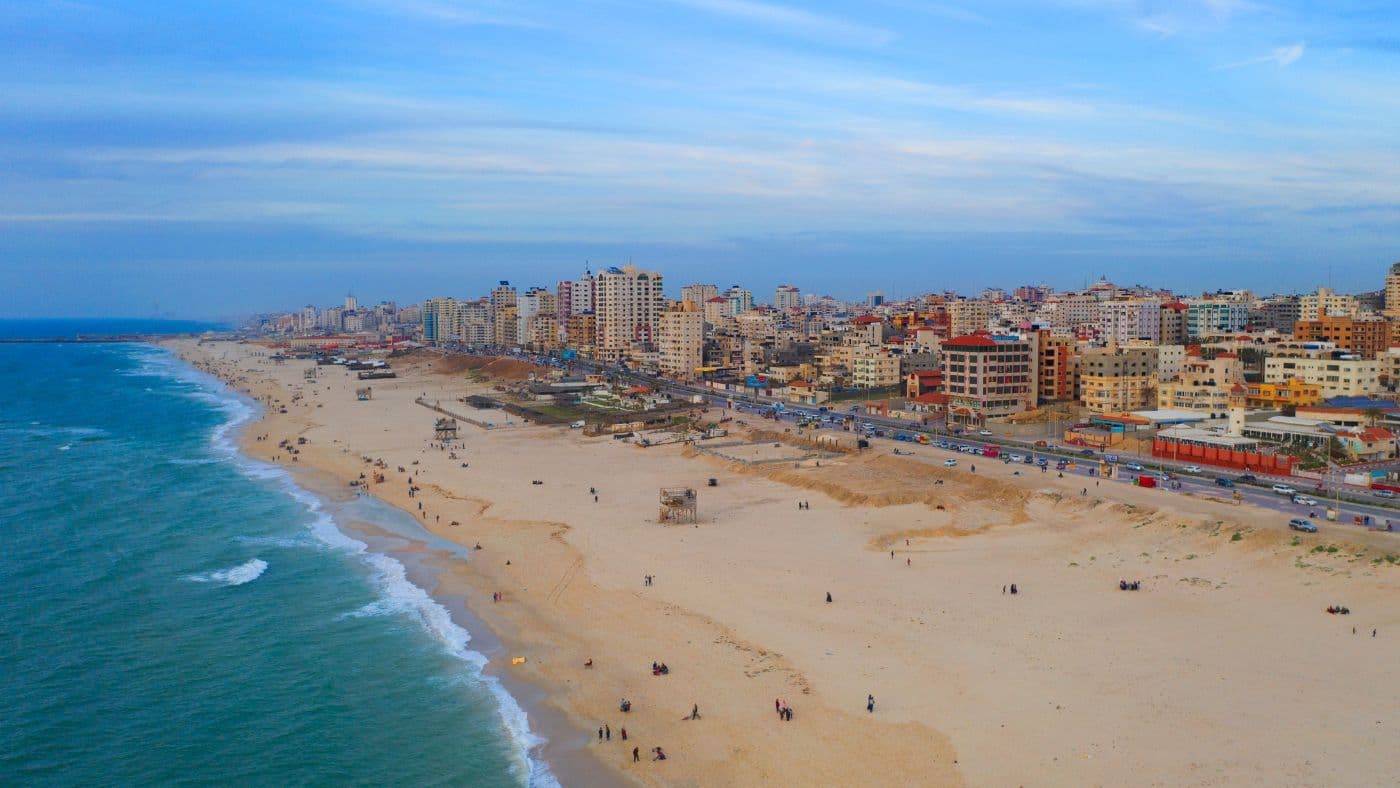 Beach on Gaza Strip