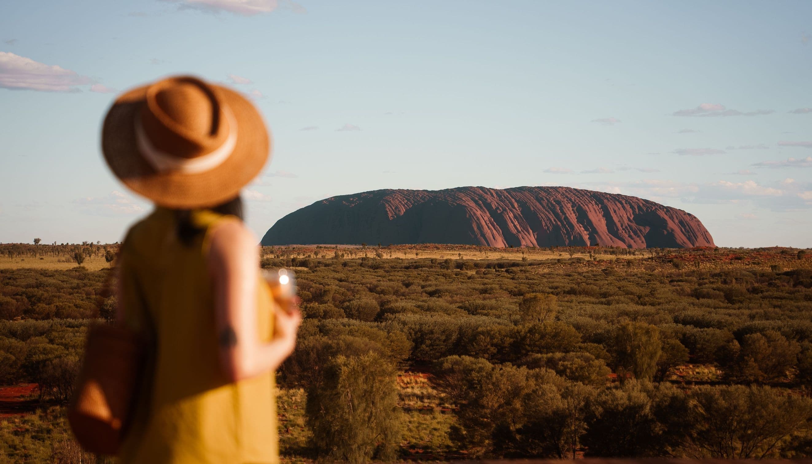 Visiting Uluru
