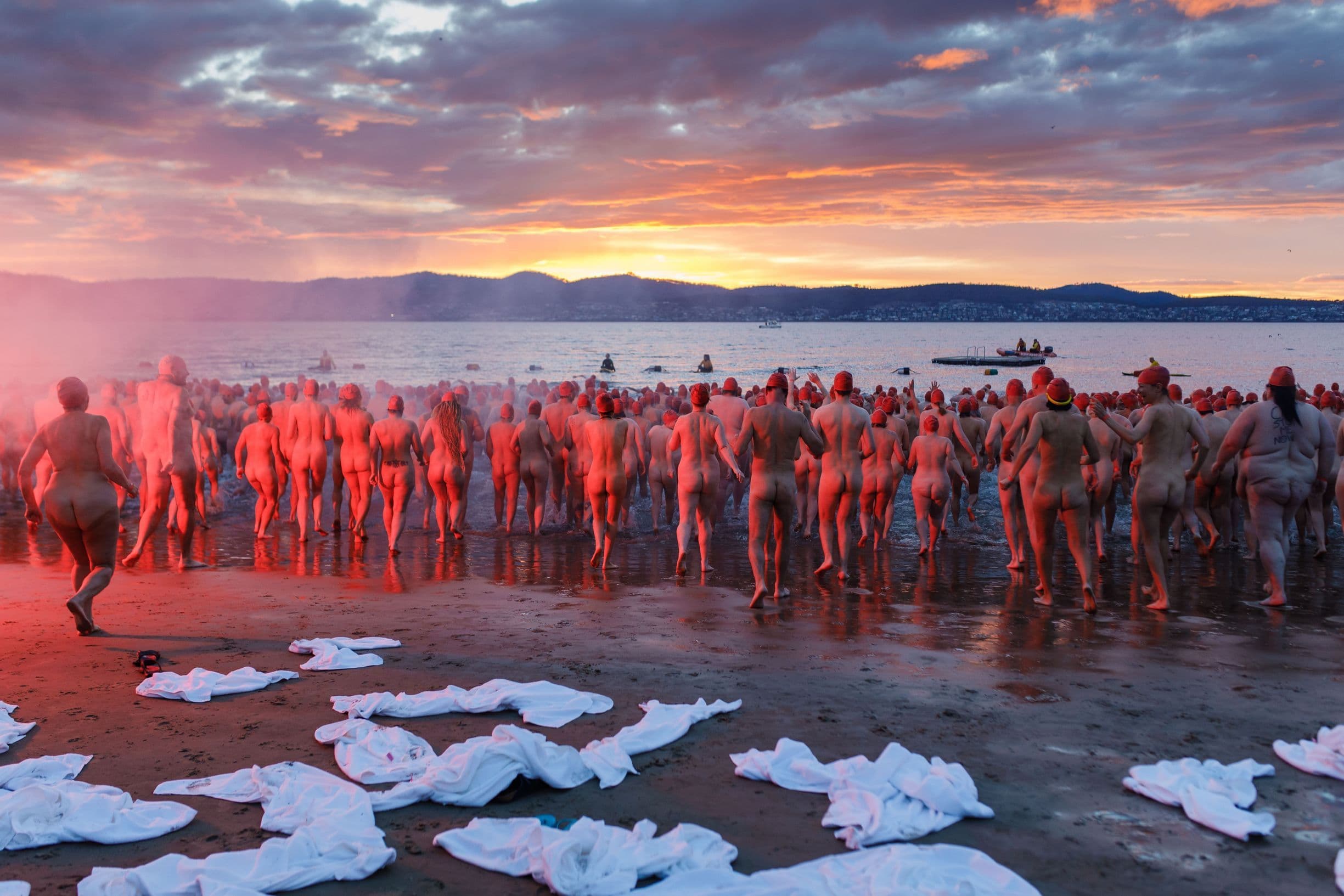Nude Solstice Swim, Dark Mofo