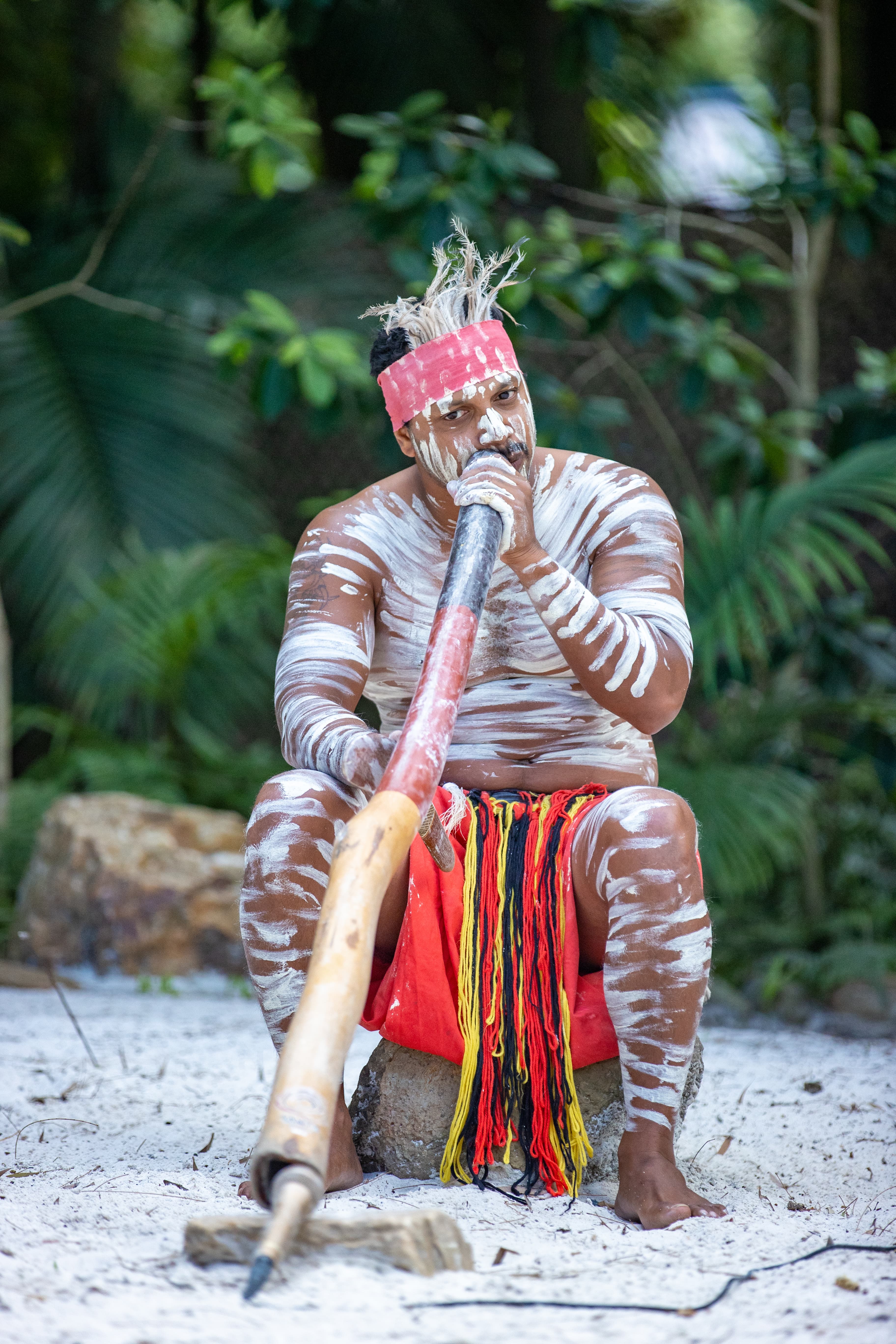 Aboriginal Indigenous performance at Currumbin Wildlife Sanctuary