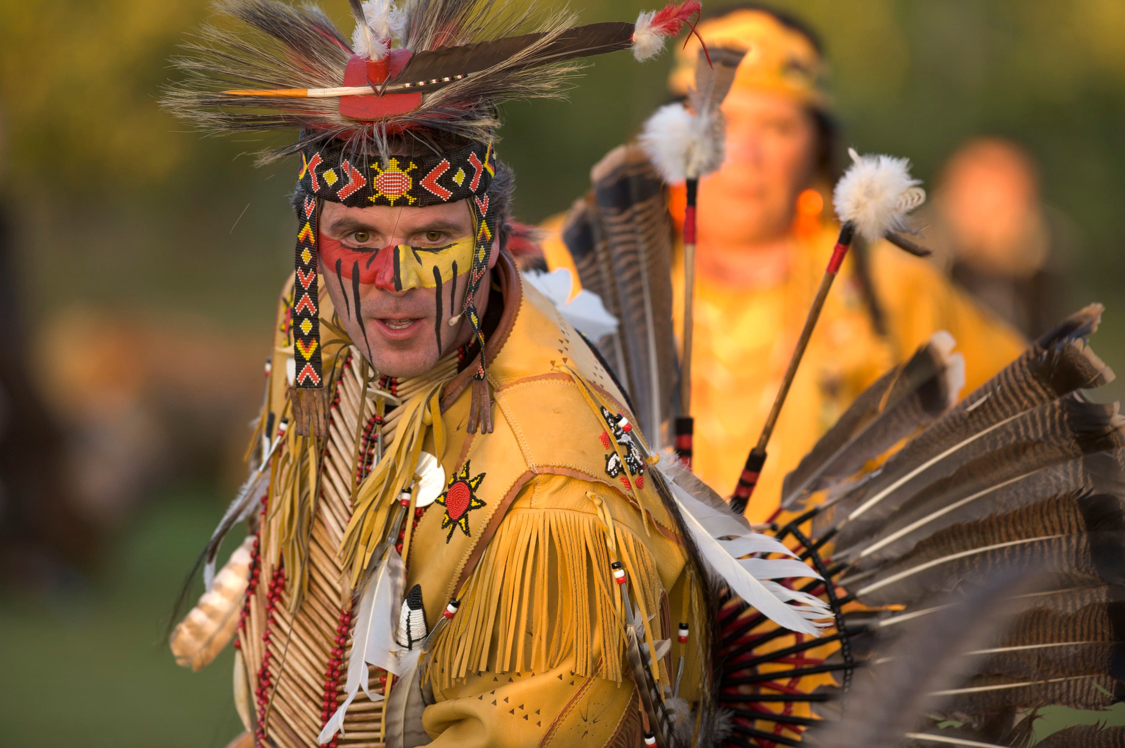Indigenous dancer, Quebec City